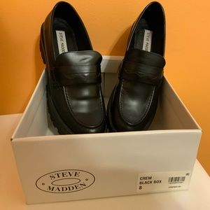 Steve Madden Lotto Loafer Black